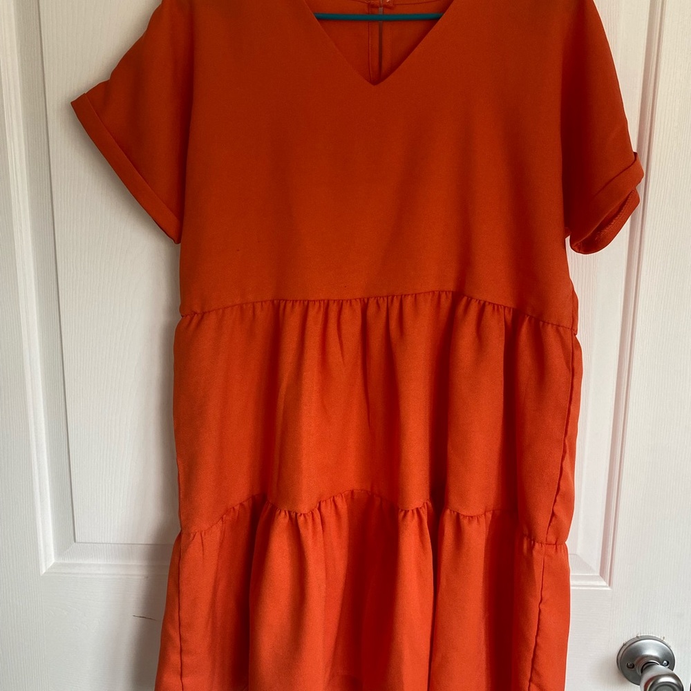 Orange dress